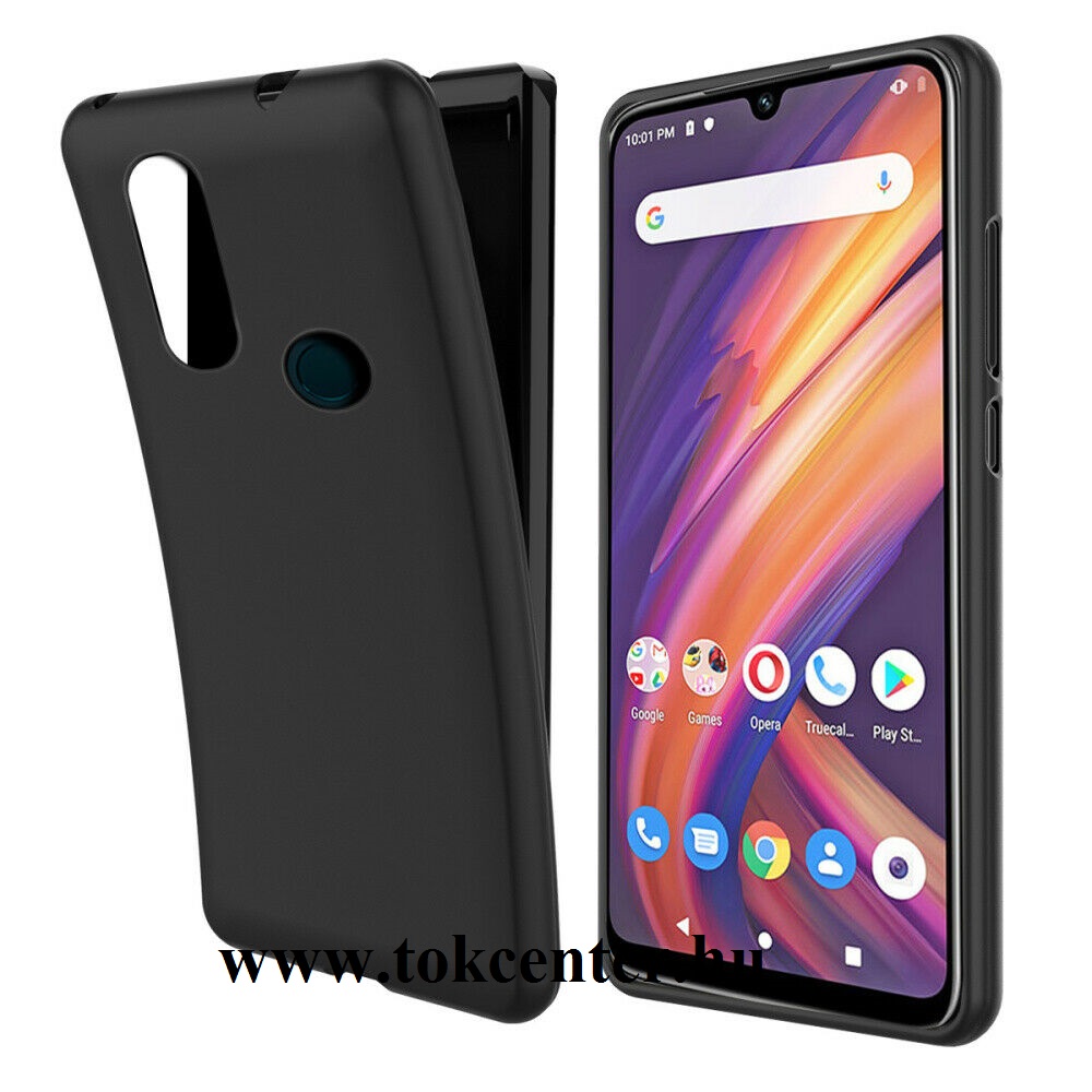 Lenovo A6 Note (L19041) Szilikon telefonvédő (matt) FEKETE