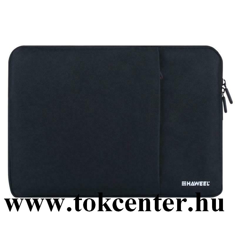HAWEEL tok álló, textil (ütésálló belső réteg, cipzáras, univerzális, légáteresztő, 11'' méret) FEKETE