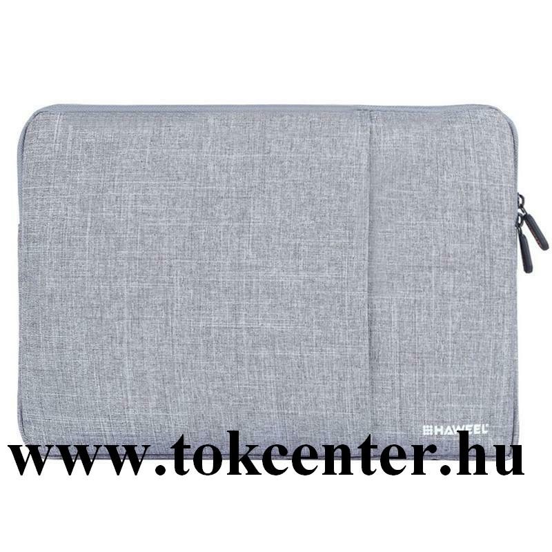 HAWEEL tok álló, textil (ütésálló belső réteg, cipzáras, univerzális, légáteresztő, 11'' méret) SZÜRKE