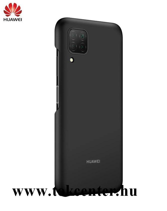Huawei P40 Lite Műanyag telefonvédő FEKETE (51993929)