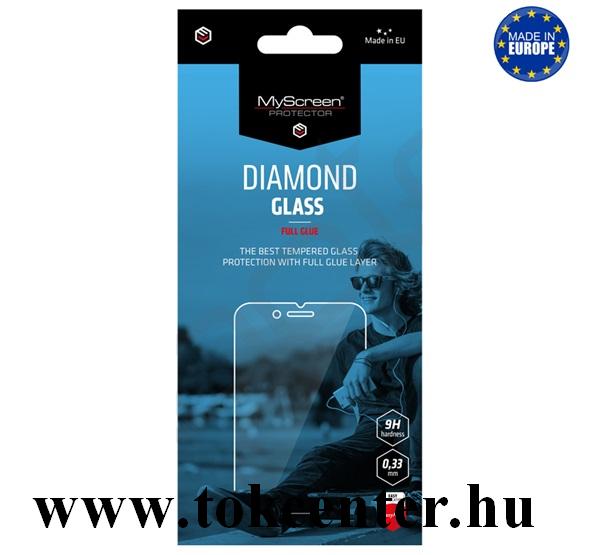 Apple iPhone 7 4.7 / Apple iPhone 8 4.7 / Apple iPhone SE (2020) MYSCREEN DIAMOND GLASS képernyővédő üveg (extra karcálló, ütésálló, full glue, 0.33mm, 9H, nem íves) ÁTLÁTSZÓ