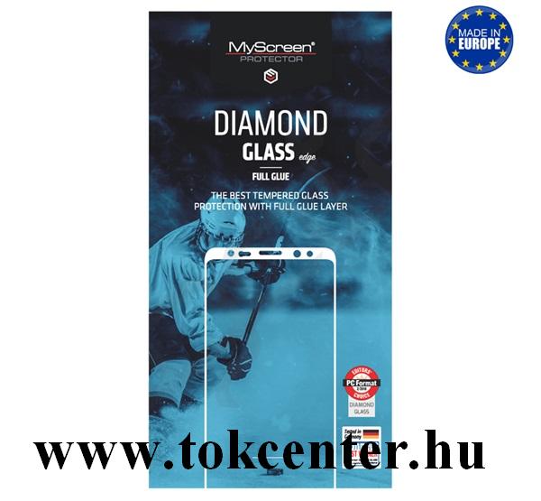 Motorola Moto G6 Play (XT1922) MYSCREEN DIAMOND GLASS EDGE képernyővédő üveg (2.5D, full glue, teljes felületén tapad, karcálló, 0.33 mm, 9H) FEKETE