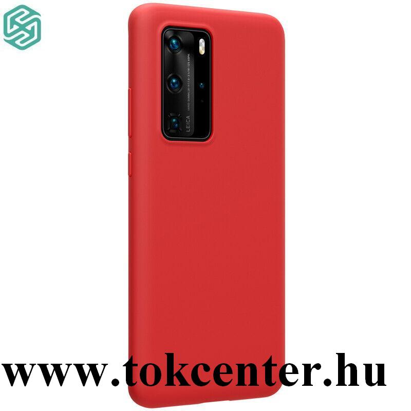 Huawei P40 NILLKIN FLEX PURE szilikon telefonvédő (gumírozott) PIROS