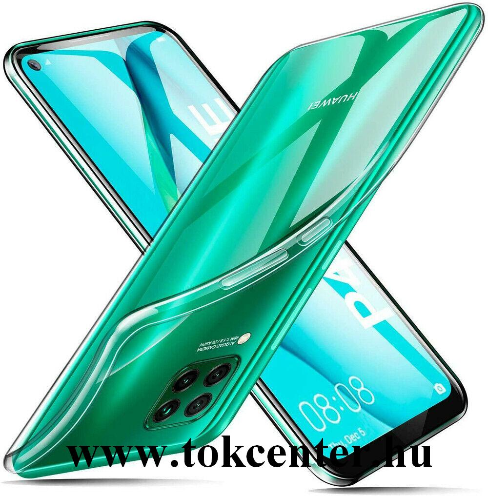 Huawei P40 Lite 4G / Nova 6 SE Szilikon telefonvédő (ultravékony) ÁTLÁTSZÓ
