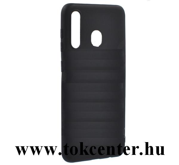 Samsung Galaxy A20 (SM-A205F) / Samsung Galaxy A30 (SM-A305F) Szilikon telefonvédő (matt) FEKETE