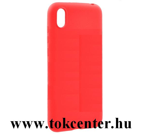 Honor 8S (2019) / Honor 8S (2020) / Huawei Y5 (2019) Szilikon telefonvédő (matt) PIROS
