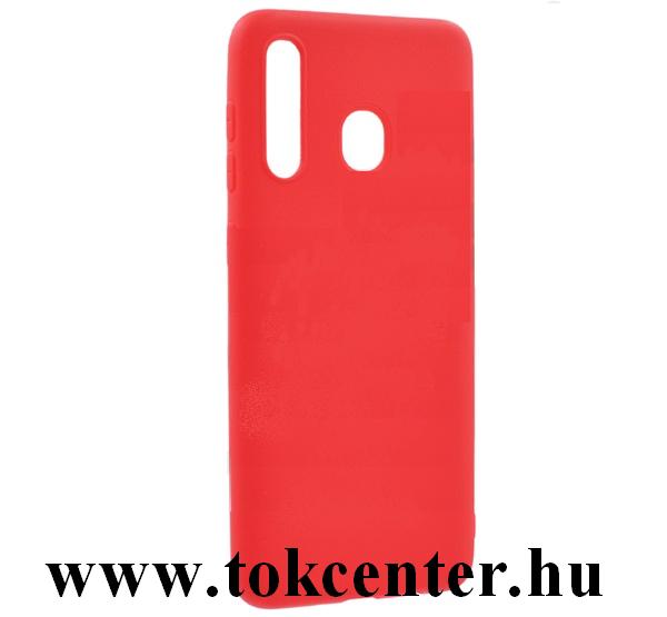 Samsung Galaxy A20 (SM-A205F) / Samsung Galaxy A30 (SM-A305F) Szilikon telefonvédő (matt) PIROS