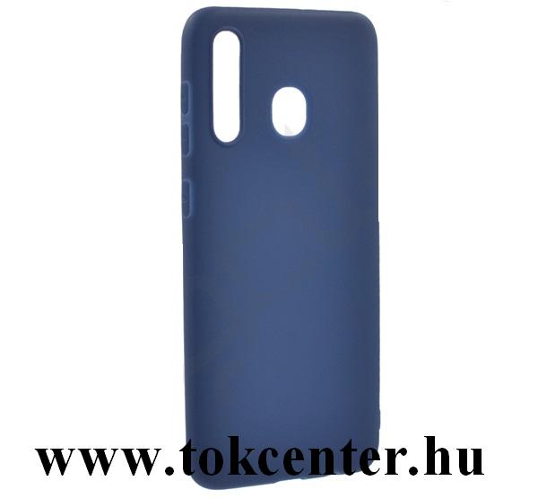 Samsung Galaxy A20 (SM-A205F) / Samsung Galaxy A30 (SM-A305F) Szilikon telefonvédő (matt) SÖTÉTKÉK