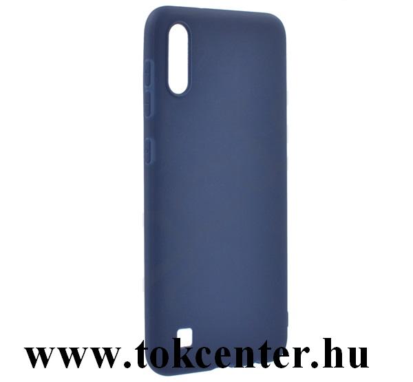 Samsung Galaxy M10 (SM-M105F) Szilikon telefonvédő (matt) SÖTÉTKÉK