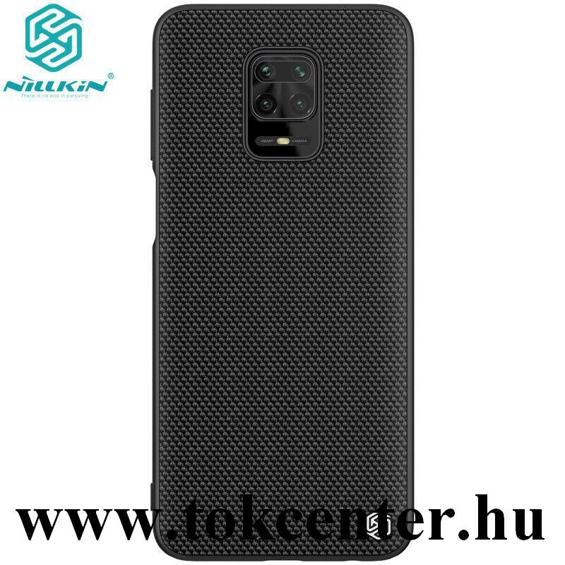 Xiaomi Redmi Note 9 Pro / Xiaomi Redmi Note 9S NILLKIN TEXTURED műanyag telefonvédő (szilikon keret, 3D minta) FEKETE