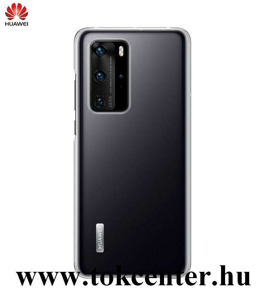 Huawei P40 Pro 5G Szilikon telefonvédő ÁTLÁTSZÓ (51993809)