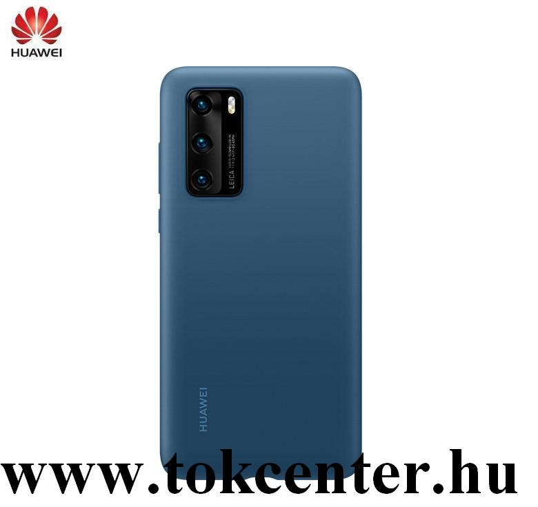 Huawei P40 Szilikon telefonvédő KÉK (51993721)