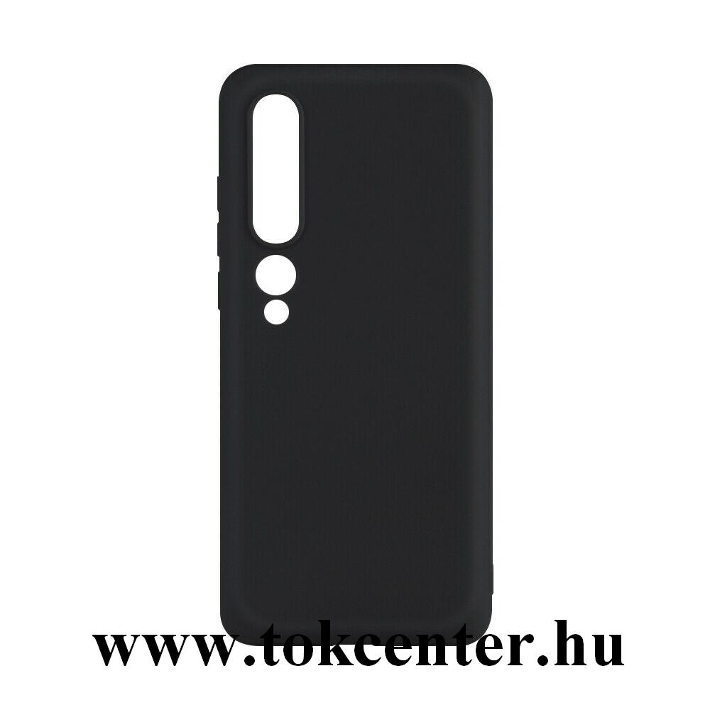 Xiaomi Mi 10 5G / Xiaomi MI 10 Pro 5G Szilikon telefonvédő (matt) FEKETE