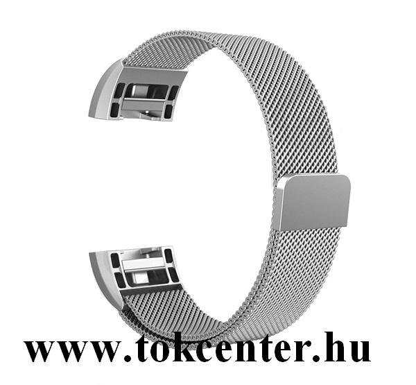 Fitbit Charge 2 Pótszíj (rozsdamentes acél, állítható) EZÜST