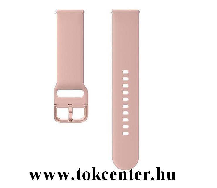 Pótszíj (univerzális, 20 mm, szilikon, állítható) RÓZSASZÍN (ET-SFR82MPE)