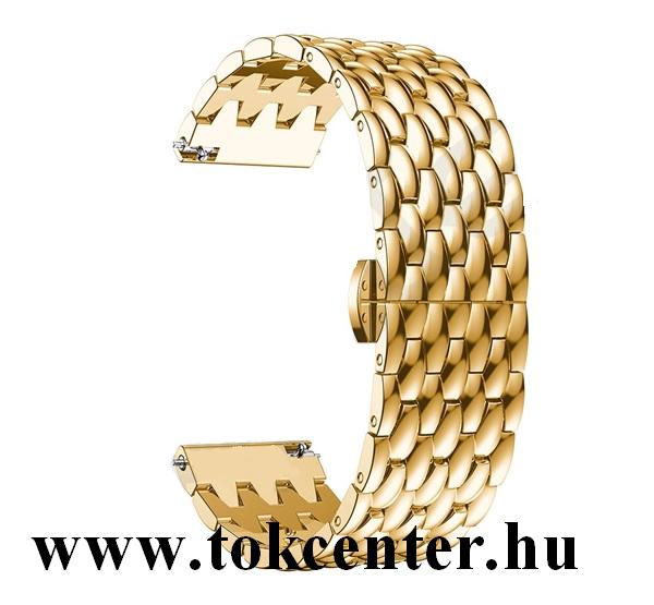 Pótszíj (univerzális, 22 mm, fém) ARANY