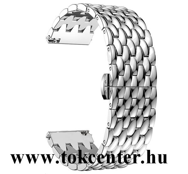 Pótszíj (univerzális, 22 mm, fém) EZÜST