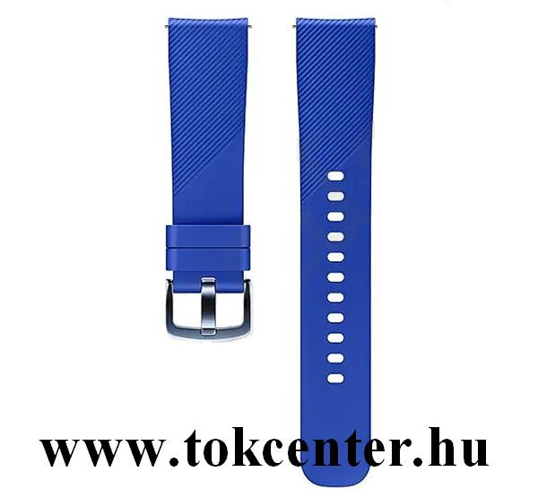 Pótszíj (univerzális, 22 mm, szilikon, állítható) KÉK (ET-YSN60MLE)