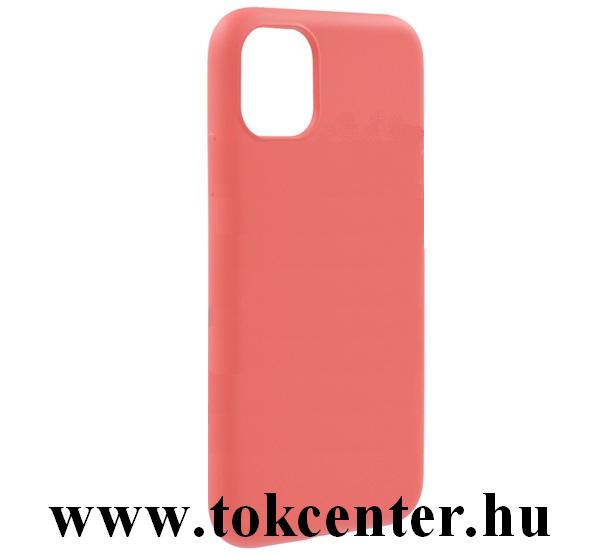 Apple iPhone 11 Szilikon telefonvédő (matt) RÓZSASZÍN
