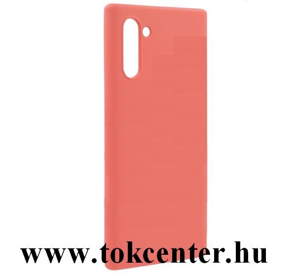 Samsung Galaxy Note 10 (SM-N970F) Szilikon telefonvédő (matt) RÓZSASZÍN