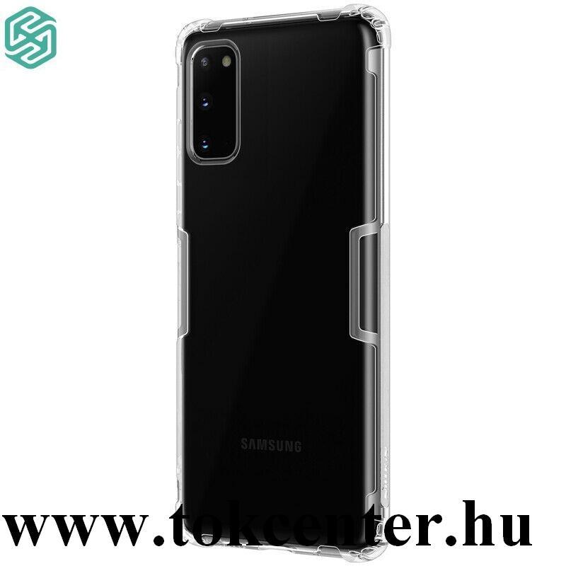 Samsung Galaxy S20 (SM-G980F) /Galaxy S20 5G (SM-G981U) NILLKIN NATURE szilikon telefonvédő (közepesen ütésálló, légpárnás sarok, 0.6 mm, ultravékony) ÁTLÁTSZÓ