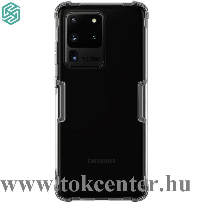 Samsung Galaxy S20 Ultra (SM-G988F) /Galaxy S20 Ultra 5G (SM-G988B) NILLKIN NATURE szilikon telefonvédő (közepesen ütésálló, légpárnás sarok, 0.6 mm, ultravékony) SZÜRKE