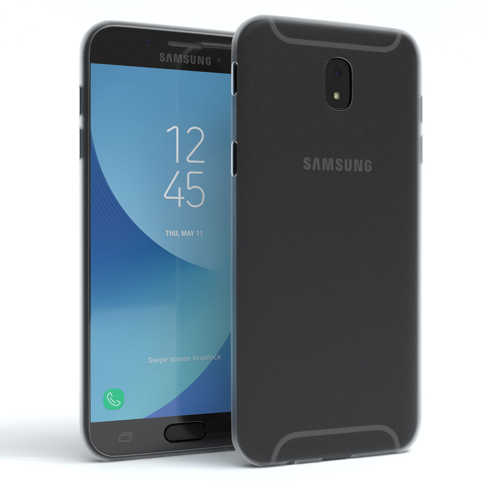 Samsung Galaxy J3 (2017) SM-J330 EU szilikon telefonvédő, ultravékony, matt, átlátszó
