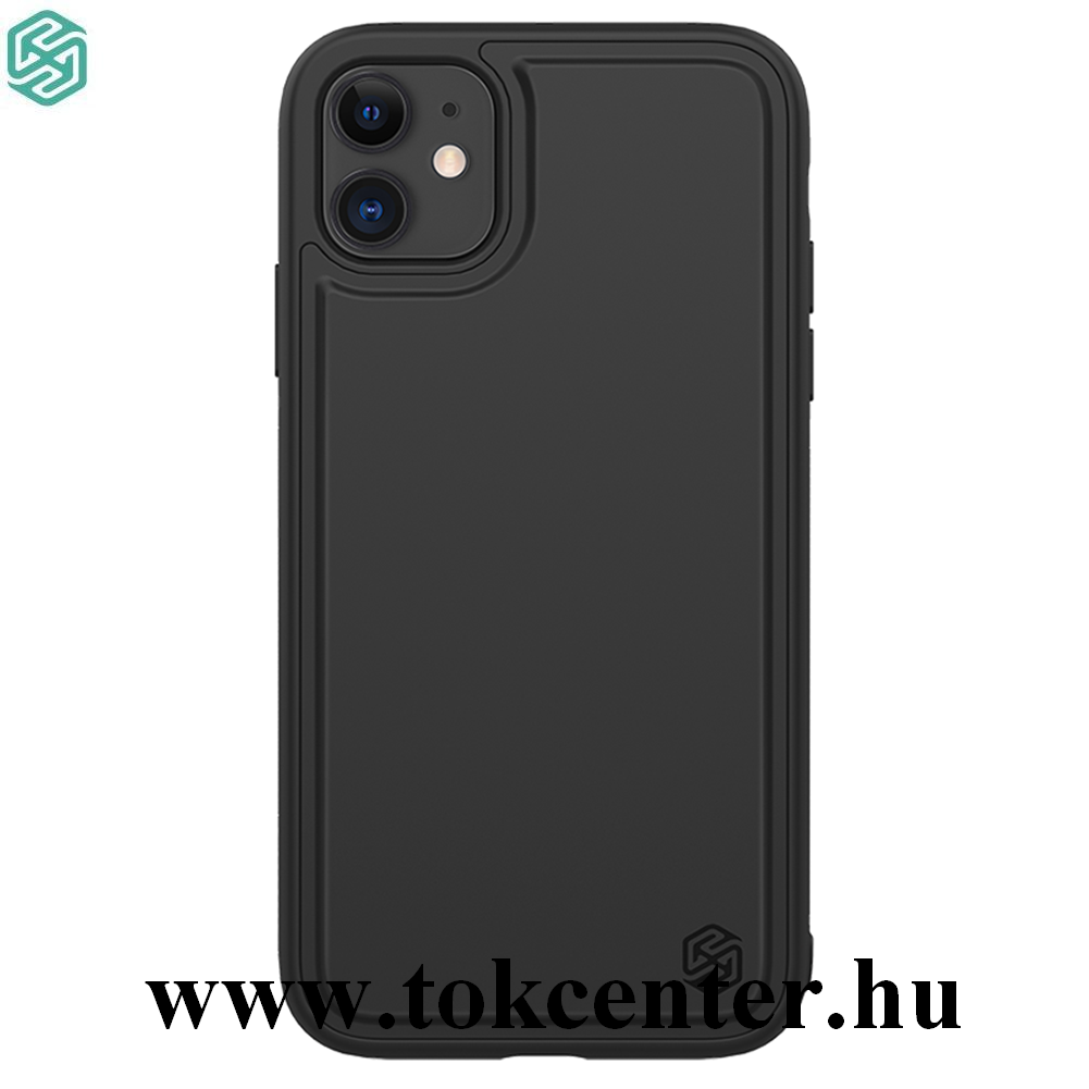 Apple iPhone 11 NILLKIN MAGIC PRO MAGNET CASE műanyag telefonvédő (vezeték nélküli töltés, QI Wireless, beépített fémlemez) FEKETE