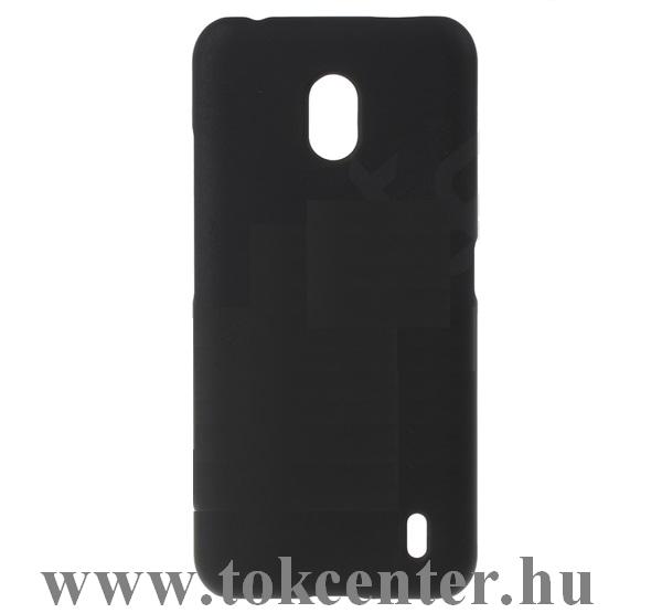 Nokia 2.2 Műanyag telefonvédő (gumírozott) FEKETE