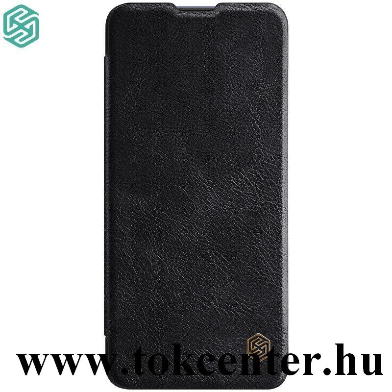 Samsung Galaxy A31 (SM-A315F) NILLKIN QIN tok álló, bőr hatású (aktív flip, oldalra nyíló, bankkártya tartó) FEKETE