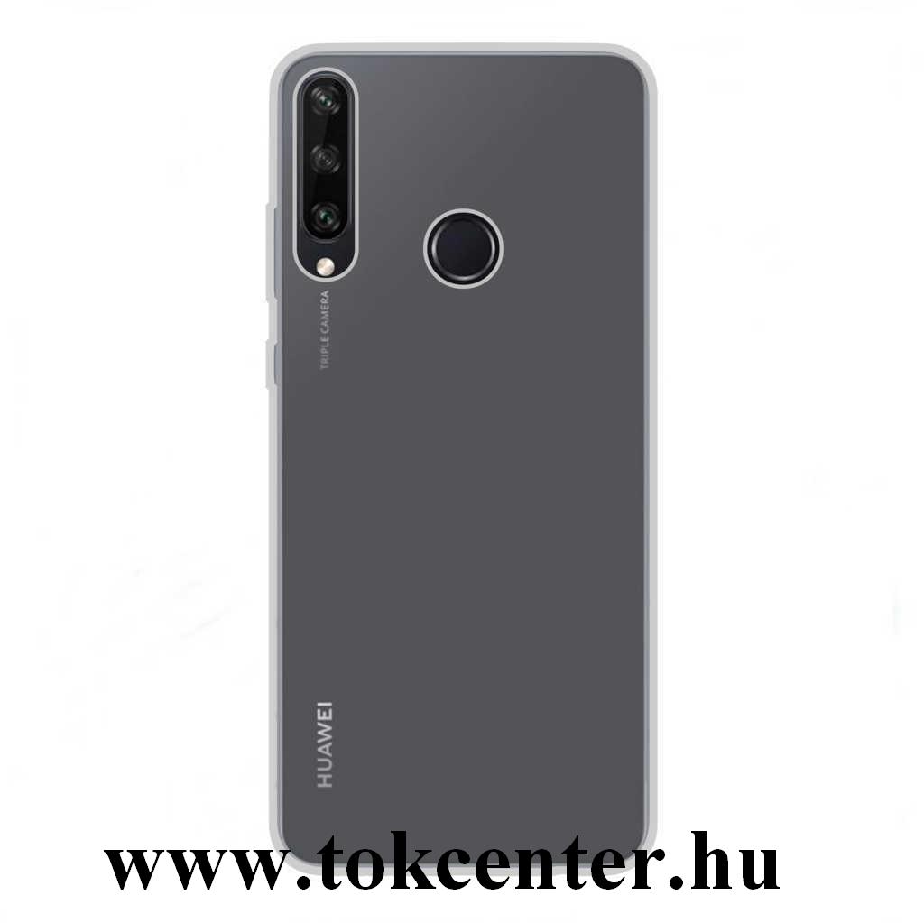 Huawei Y6p Szilikon telefonvédő (ultravékony) ÁTLÁTSZÓ