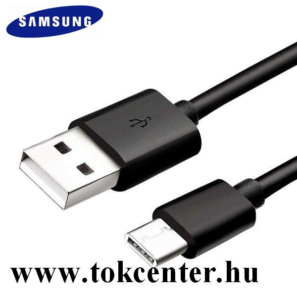 Adatátvitel adatkábel (USB - Type-C 3.0, gyorstöltés támogatás, 100 cm) FEKETE (EP-DT725BBE / GH39-02018A)
