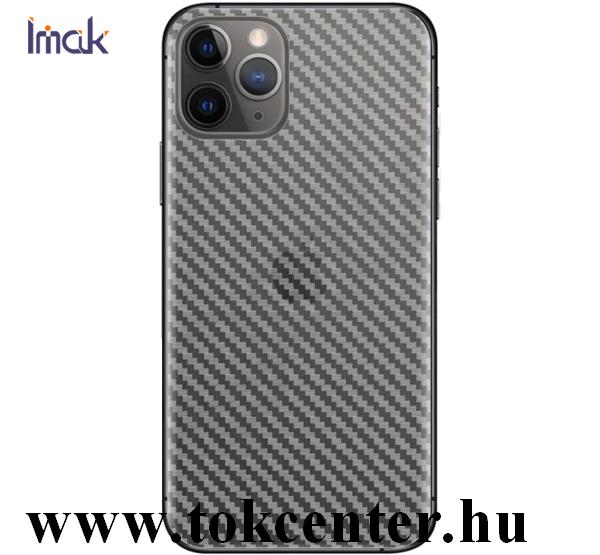 Apple iPhone 11 Pro IMAK hátlapvédő fólia (karcálló, ujjlenyomat mentes, full cover, karbon minta) CLEAR átlátszó
