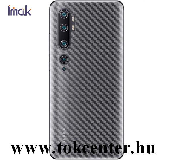 Xiaomi Mi Note 10 / Xiaomi Mi Note 10 Pro IMAK hátlapvédő fólia (karcálló, ujjlenyomat mentes, full cover, karbon minta) CLEAR átlátszó