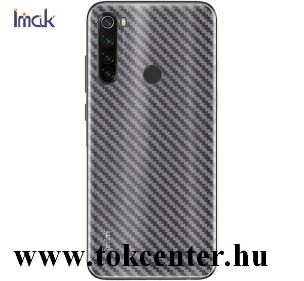 Xiaomi Redmi Note 8T IMAK hátlapvédő fólia (karcálló, ujjlenyomat mentes, full cover, karbon minta) CLEAR átlátszó