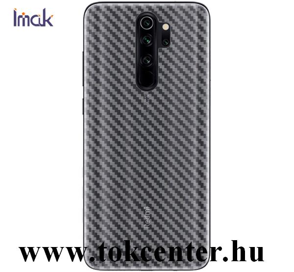Xiaomi Redmi Note 8 Pro IMAK hátlapvédő fólia (karcálló, ujjlenyomat mentes, full cover, karbon minta) CLEAR átlátszó