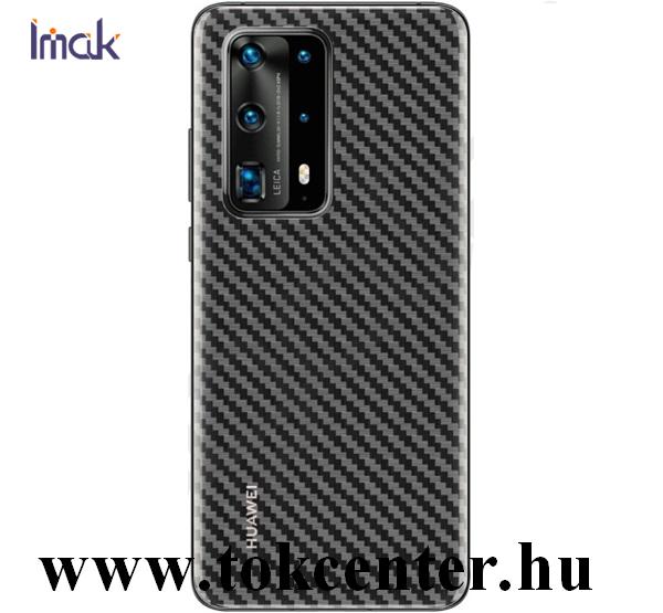 Huawei P40 Pro 5G / Huawei P40 Pro+ 5G IMAK hátlapvédő fólia (karcálló, ujjlenyomat mentes, full cover, karbon minta) CLEAR átlátszó