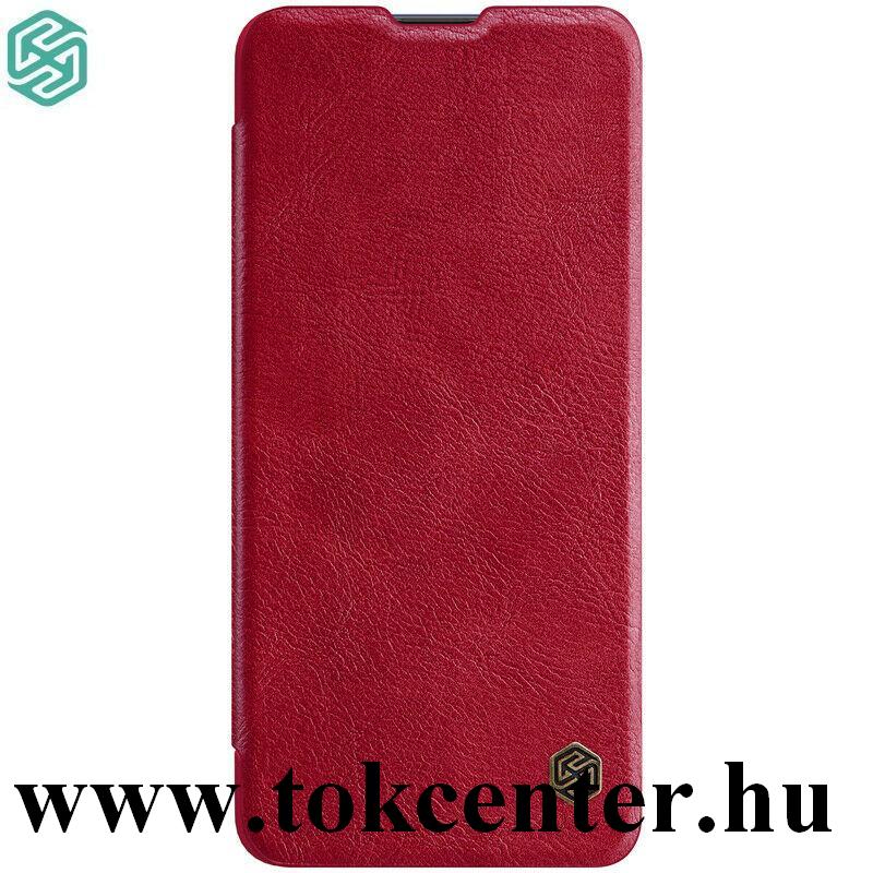 Samsung Galaxy A31 (SM-A315F) NILLKIN QIN tok álló, bőr hatású (aktív flip, oldalra nyíló, bankkártya tartó) PIROS