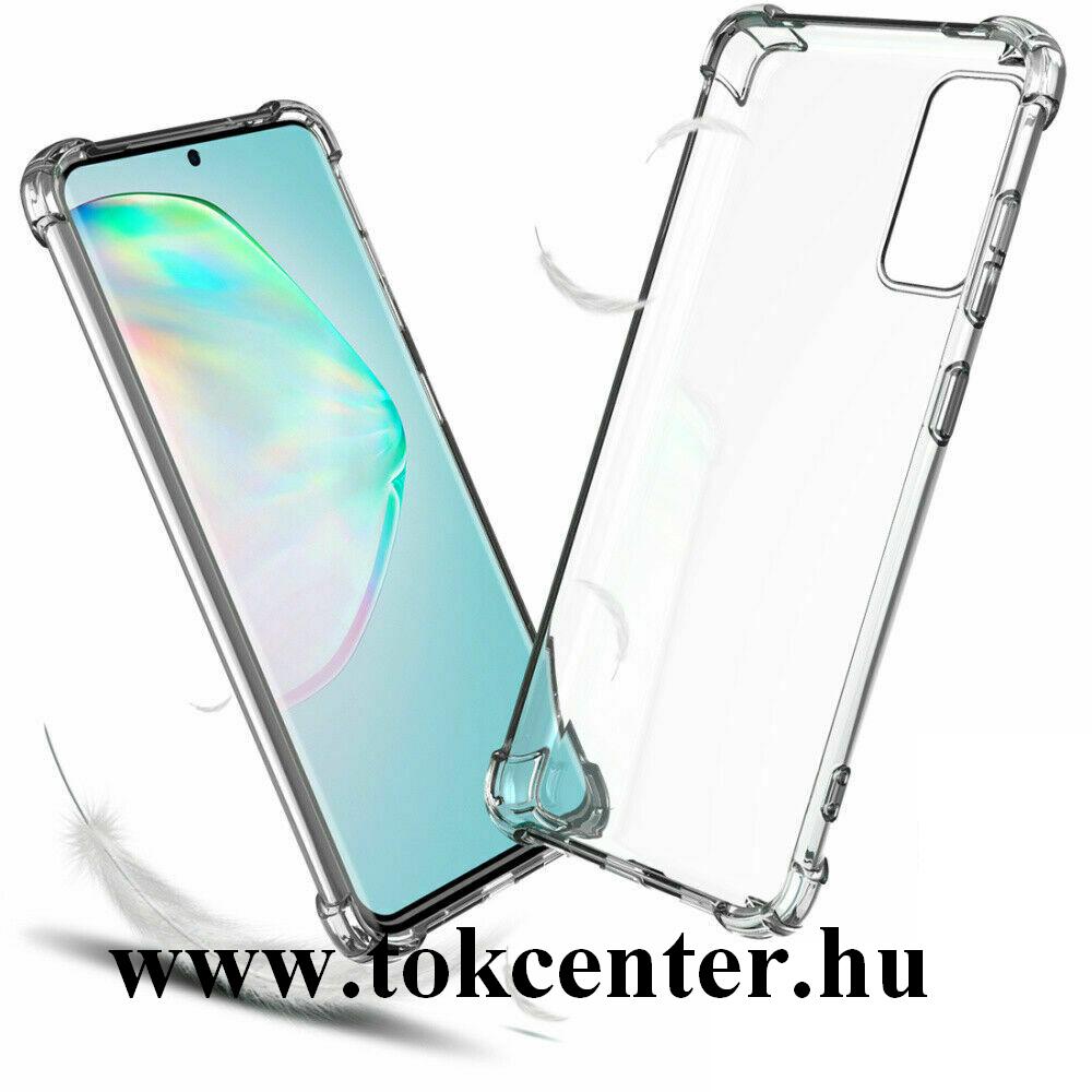 Samsung Galaxy S20 Ultra (SM-G988F) /Galaxy S20 Ultra 5G (SM-G988B) Szilikon telefonvédő (közepesen ütésálló, légpárnás sarok) ÁTLÁTSZÓ
