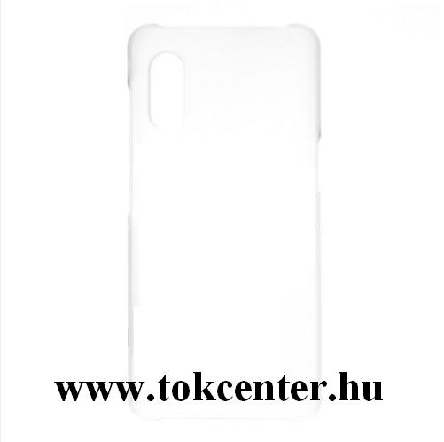 Samsung Galaxy Xcover Pro (SM-G715F) Műanyag telefonvédő (gumírozott) ÁTLÁTSZÓ