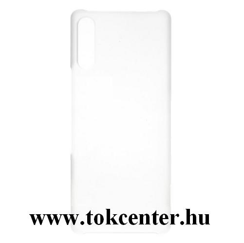Sony Xperia L4 (XQ-AD5) Műanyag telefonvédő (gumírozott) ÁTLÁTSZÓ