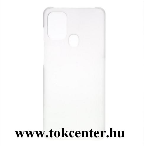 Samsung Galaxy A21s (SM-A217F) Műanyag telefonvédő (gumírozott) ÁTLÁTSZÓ