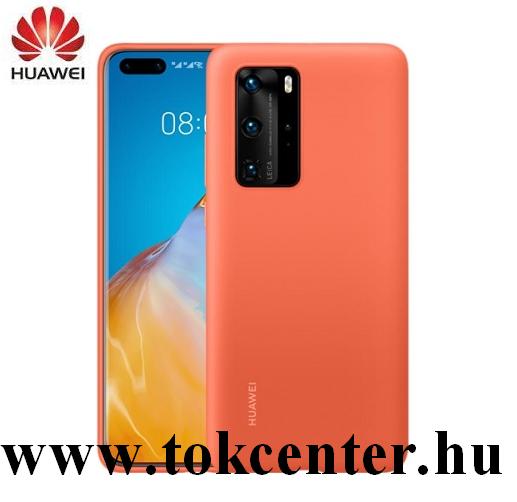 Huawei P40 Pro 5G / Huawei P40 Pro+ 5G Szilikon telefonvédő NARANCS (51993803)