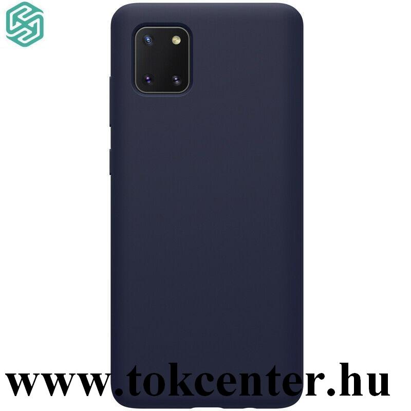 Samsung Galaxy Note 10 Lite (SM-N770F) NILLKIN FLEX PURE szilikon telefonvédő (gumírozott) SÖTÉTKÉK