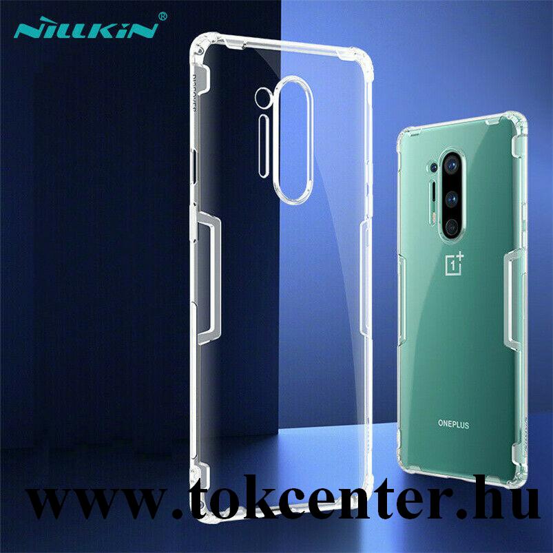 OnePlus 8 Pro 5G NILLKIN NATURE szilikon telefonvédő (közepesen ütésálló, légpárnás sarok, 0.6 mm, ultravékony) ÁTLÁTSZÓ