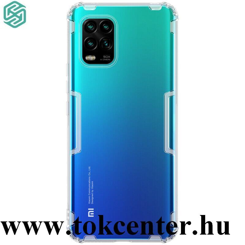 Xiaomi Mi 10 Lite 5G NILLKIN NATURE szilikon telefonvédő (közepesen ütésálló, légpárnás sarok, 0.6 mm, ultravékony) SZÜRKE