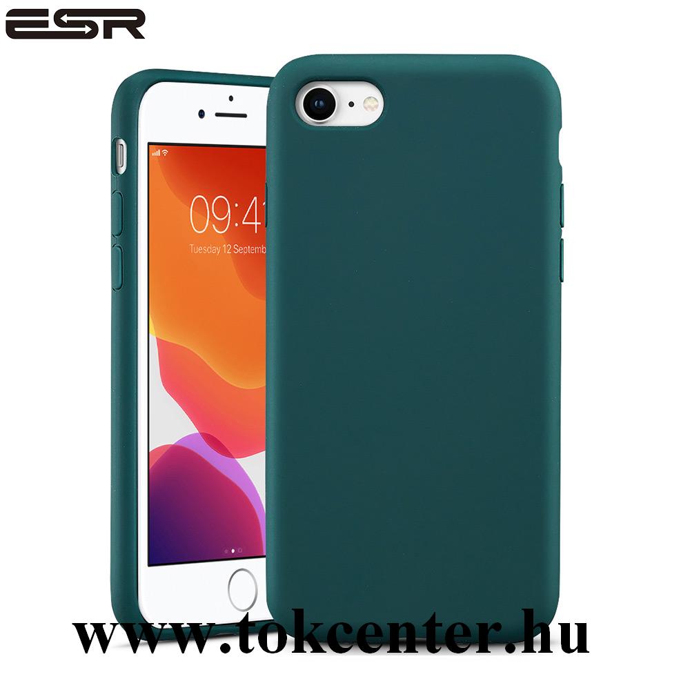 Apple iPhone 7 4.7 / Apple iPhone 8 4.7 / Apple iPhone SE (2020) ESR YIPPEE COLOR szilikon telefonvédő (matt) SÖTÉTZÖLD