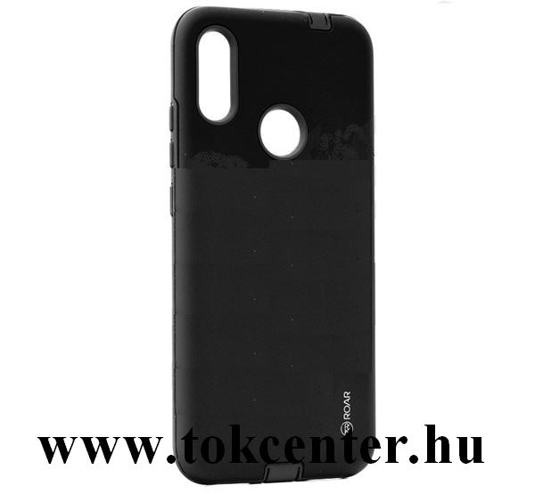 Xiaomi Redmi Note 7 ROAR RICO ARMOR telefonvédő gumi / szilikon (közepesen ütésálló, műanyag hátlap, matt) FEKETE