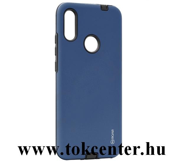 Xiaomi Redmi Note 7 ROAR RICO ARMOR telefonvédő gumi / szilikon (közepesen ütésálló, műanyag hátlap, matt) SÖTÉTKÉK