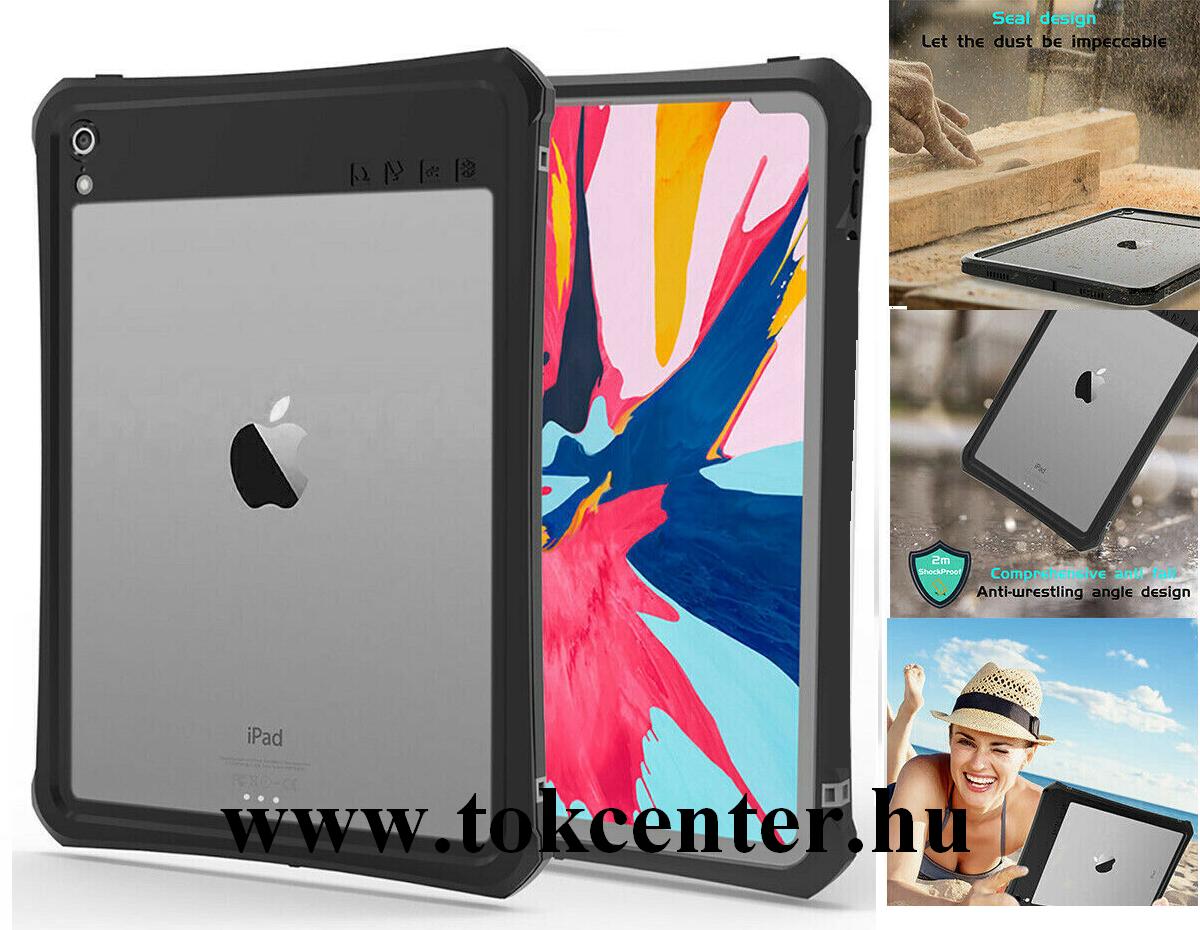 Apple IPAD Pro 11 (2018) /  Apple IPAD Pro 11 (2020) Vízhatlan / vízálló tok, AQUA (3 méterig, IP68, közepesen ütésálló, légpárnás sarok) FEKETE